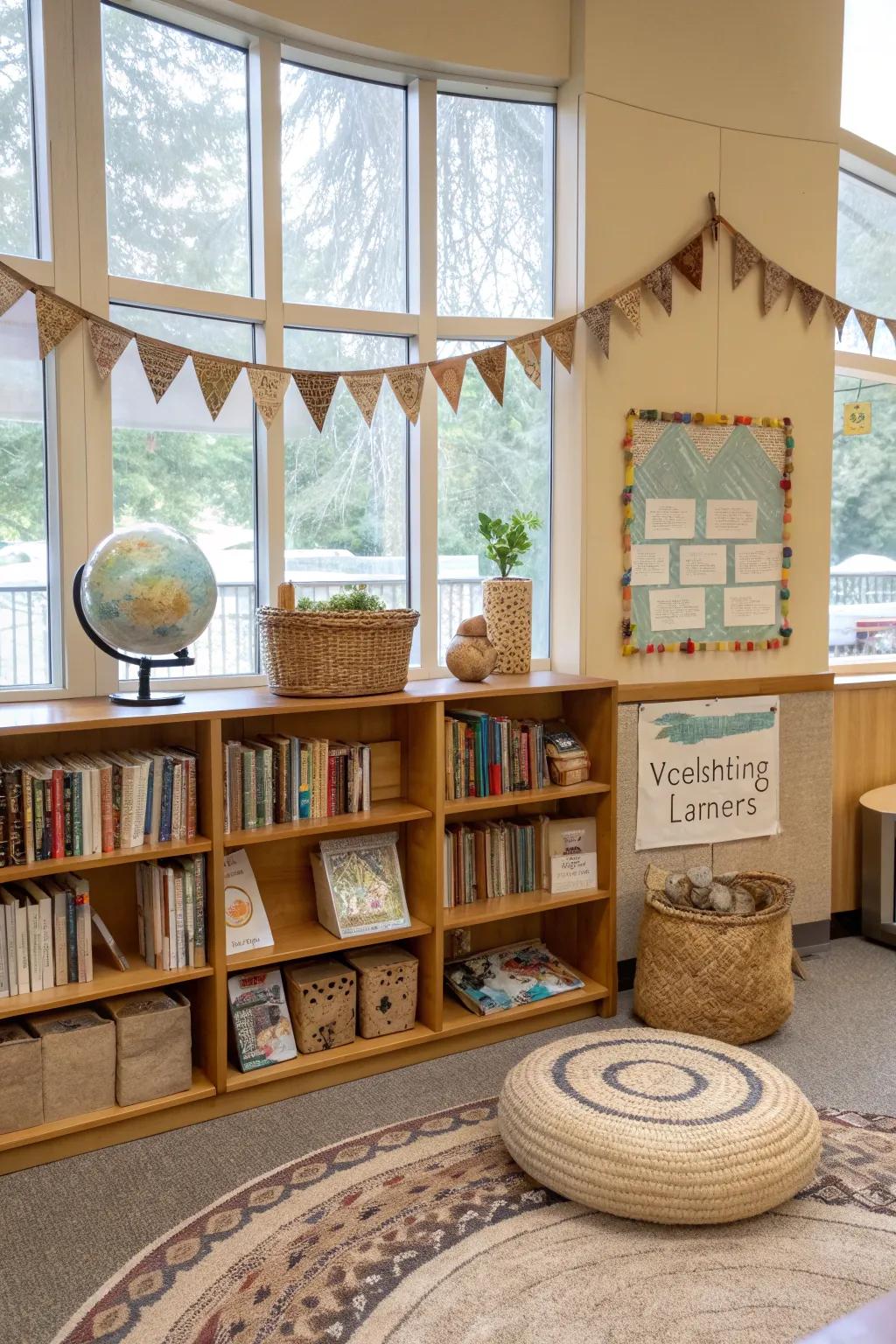 Celebrate diversity with displays that honor cultural festivals and inspire learning. 🌍📚 #CulturalCelebration #Diversity
