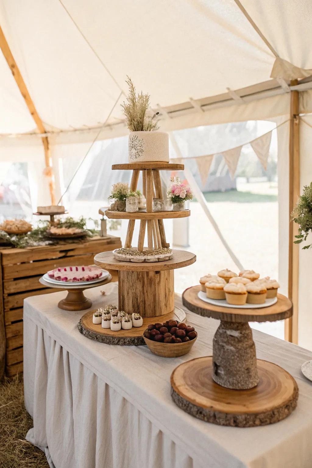 Sweeten the party with a dessert table that's as delightful to look at as it is to taste.