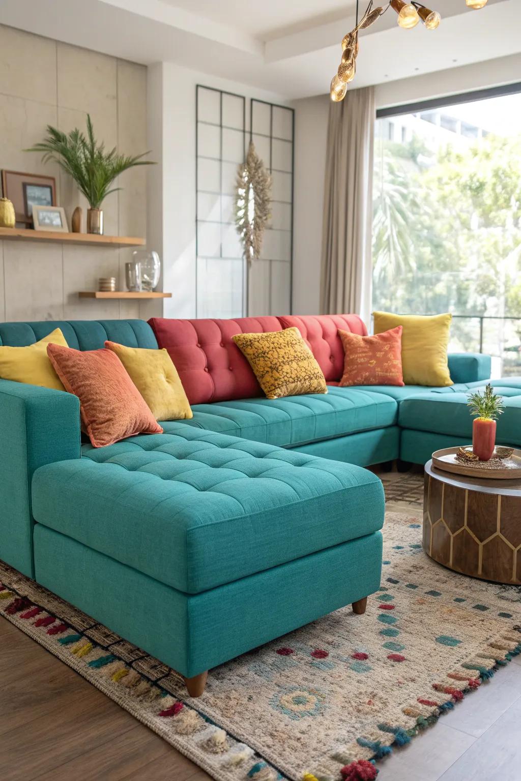 Embrace flexibility with modular sectionals that adapt to your lifestyle. 🔄 #ModularDesign #FlexibleLiving