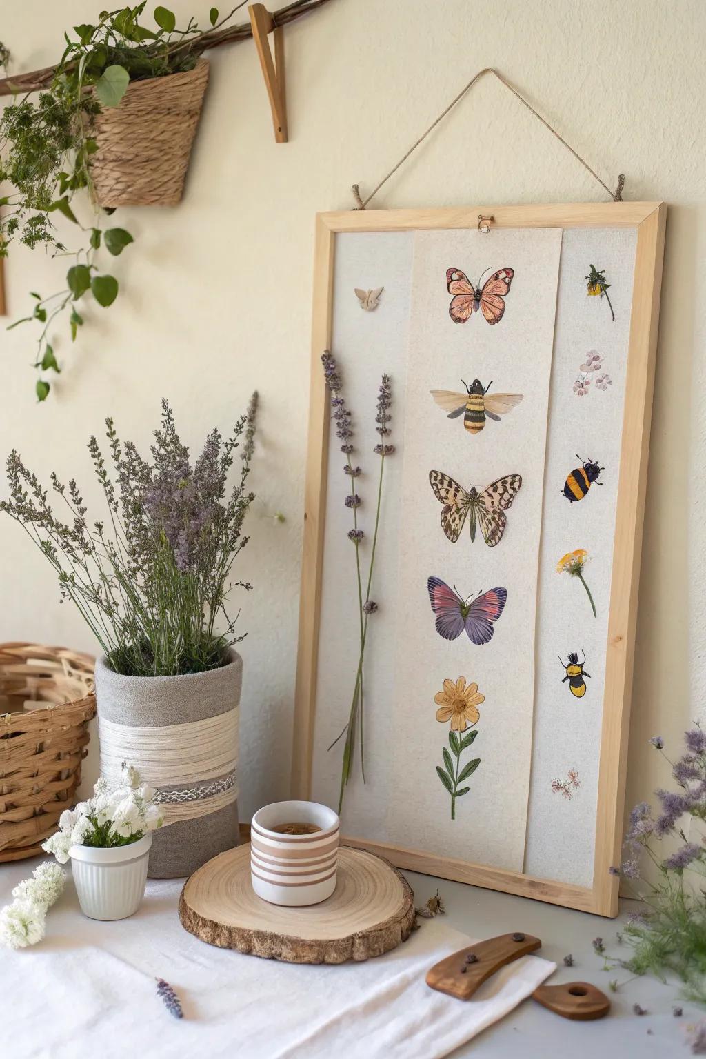 Immerse in nature's beauty with a board that celebrates the wonders of the outdoors. 🦋 #NatureInspired #ClassroomDecor