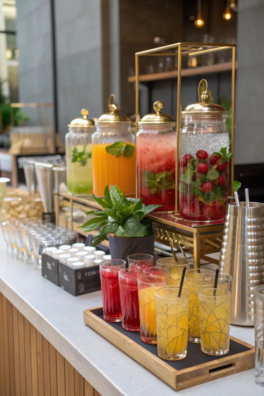 Craft exciting mocktails that ensure everyone can enjoy the festivities. 🥤#Mocktails #InclusiveEntertaining #PartyIdeas