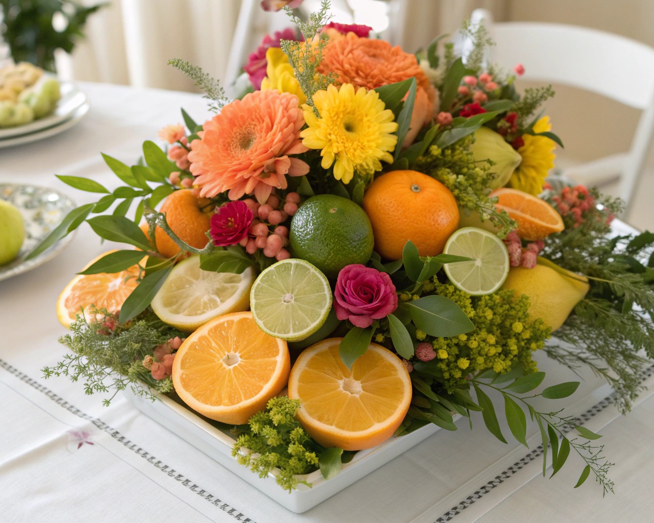 Capture the vibrant energy of summer with bold colors and fresh, abundant elements.