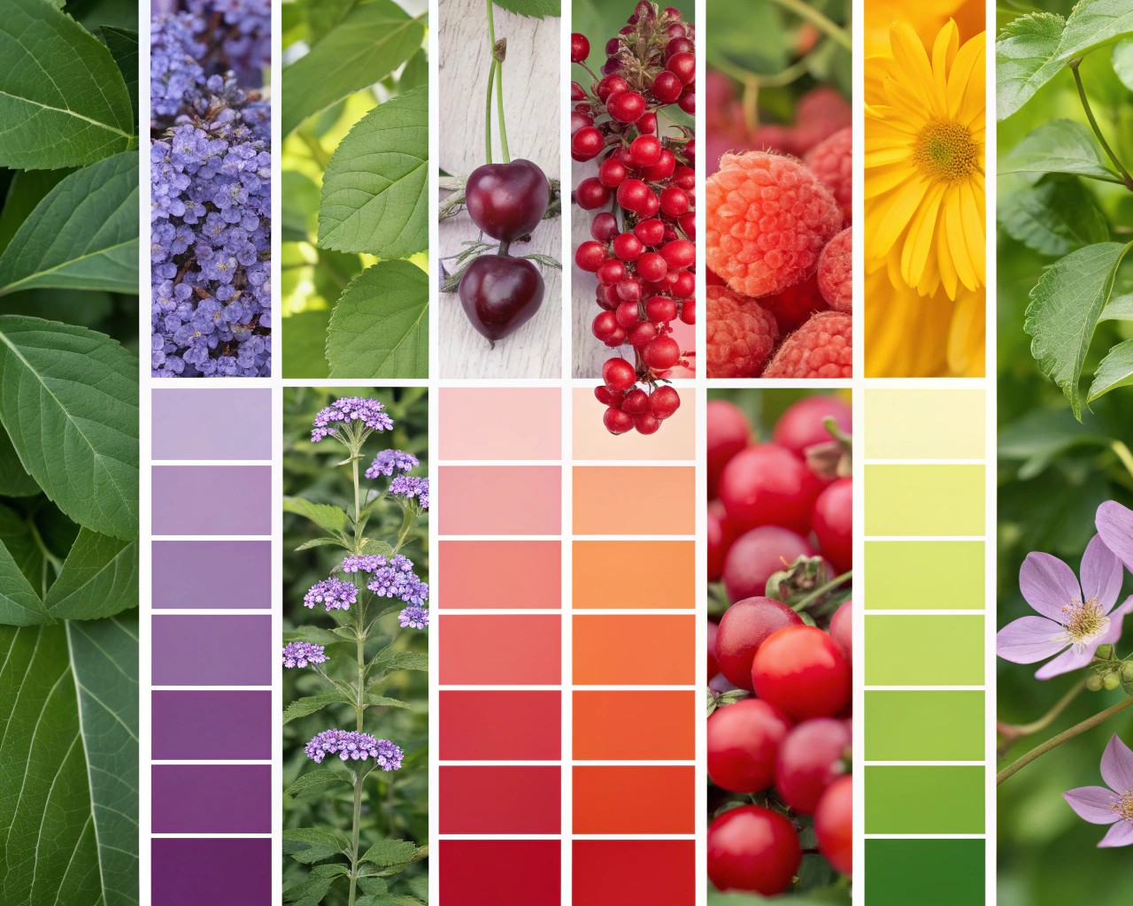 Natural landscapes provide insight into how colors work in harmony.