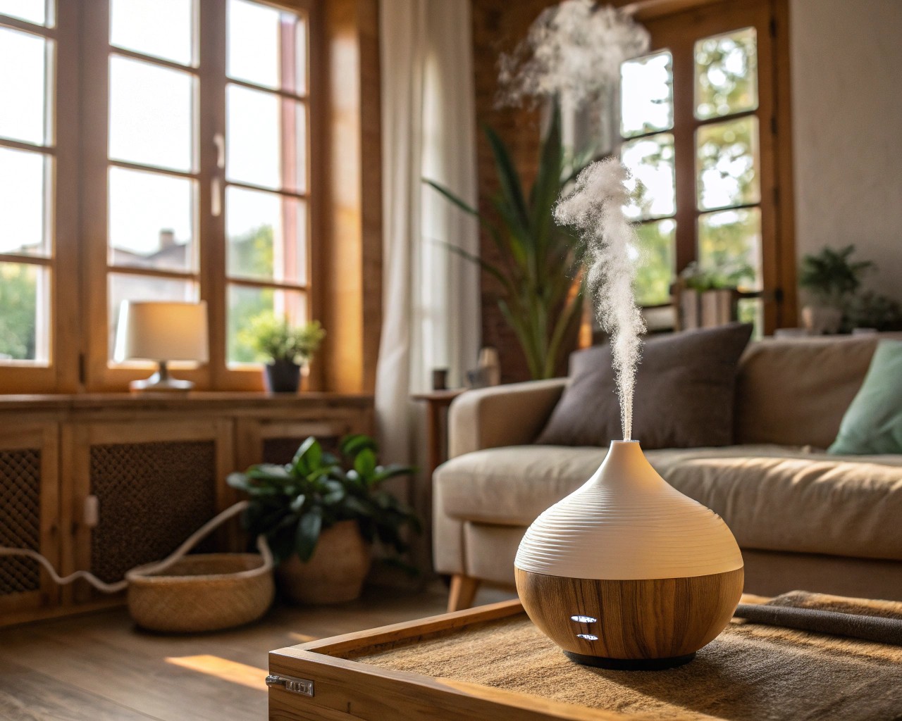 Natural scents and proper ventilation enhance the olfactory and thermal comfort of a room.