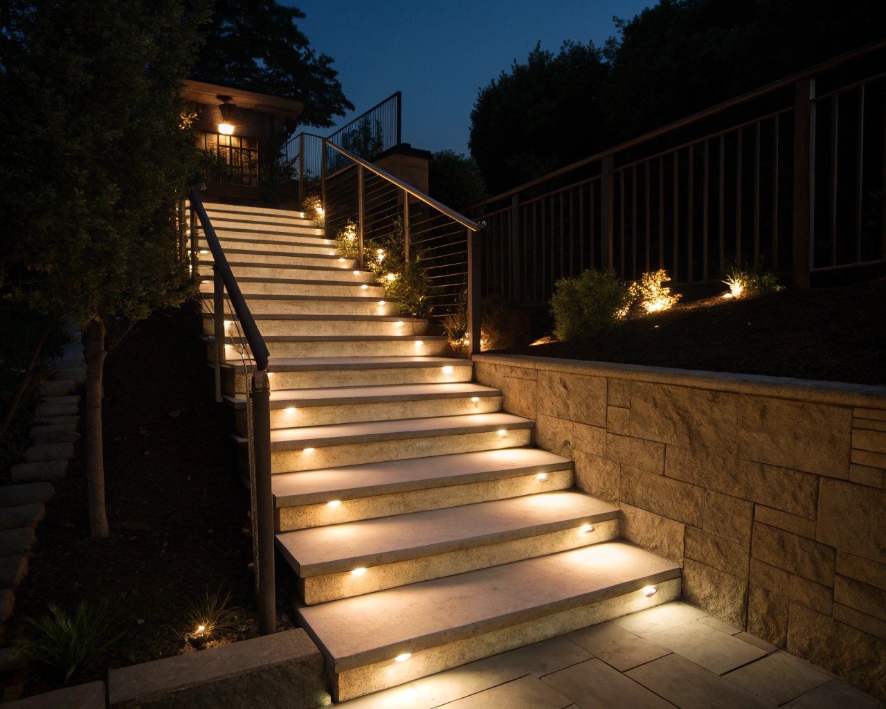 Practical lighting techniques that enhance the ambiance of evening spaces.