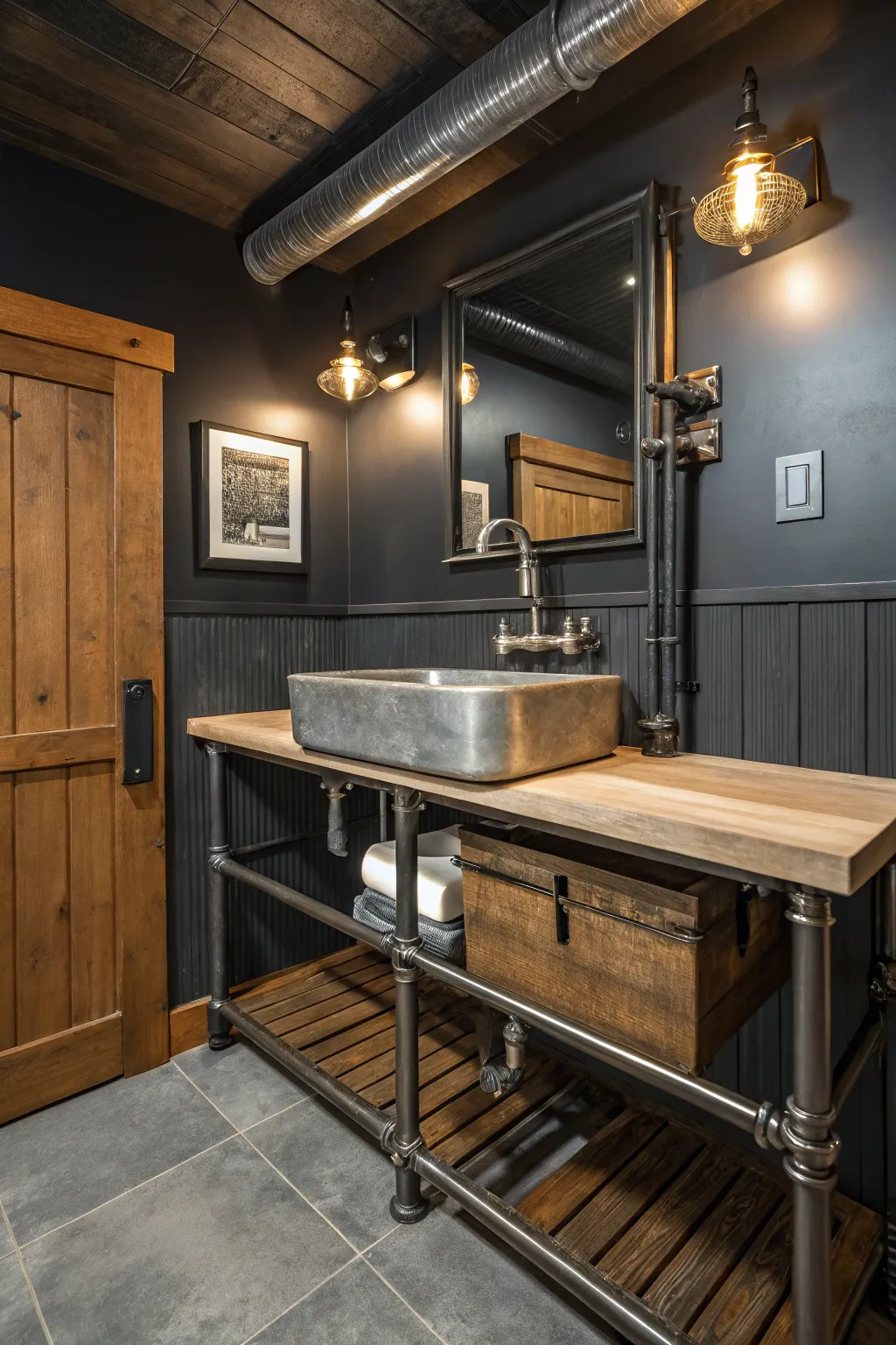 16+ Stylish Man Cave Garage Bathroom Ideas