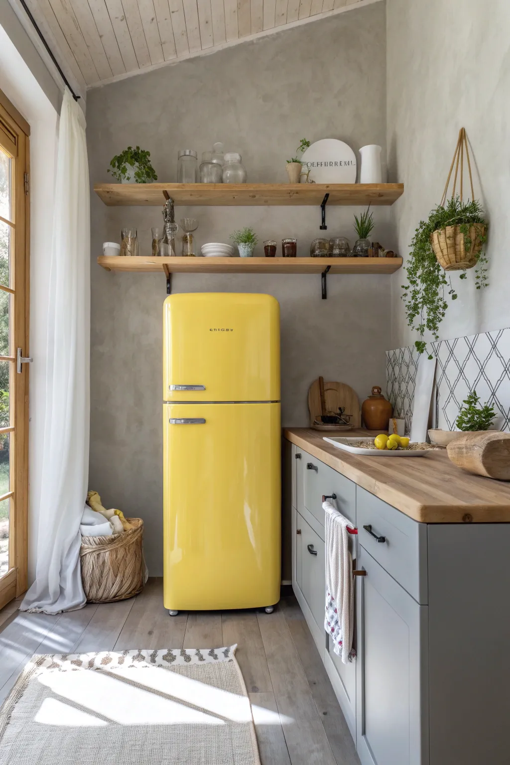 18+ Charming Pale Yellow & Grey Kitchen Ideas