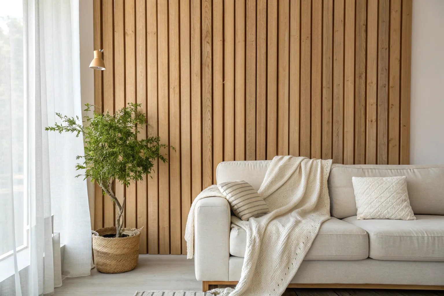 16+ Inspiring Vertical Wood Accent Wall Ideas