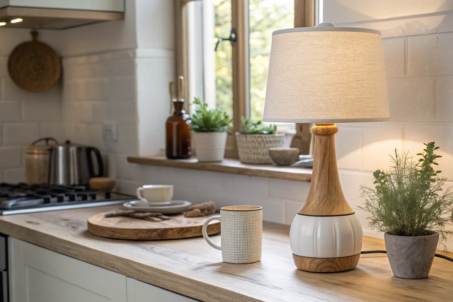 20+ Stylish Kitchen Counter Lamp Ideas