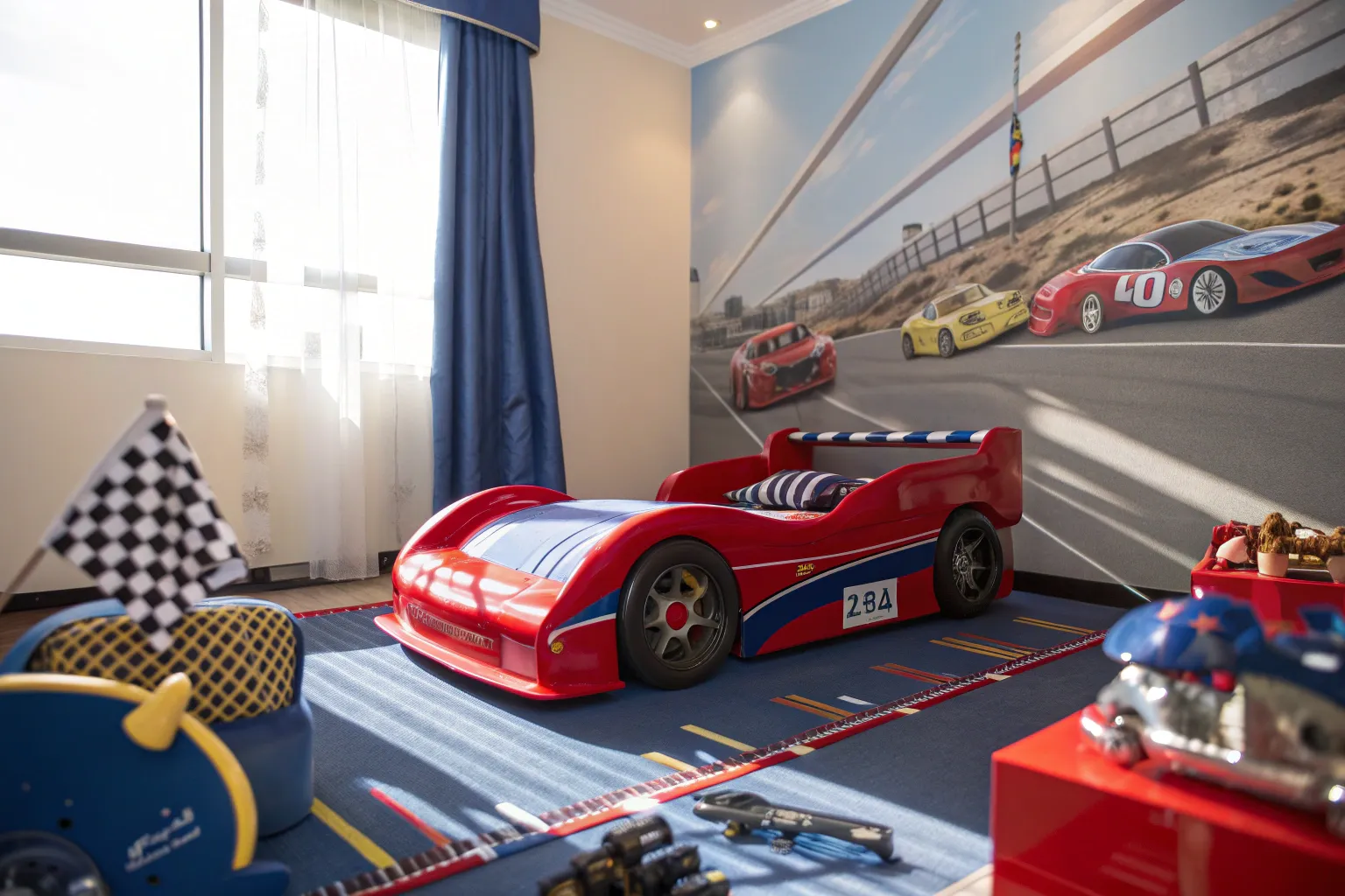 10+ Fun Race Car Room Decor Ideas for Kids